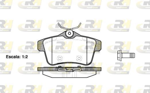 Roadhouse 21418.00 - Kit pastiglie freno, Freno a disco autozon.pro