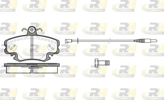 Roadhouse 2141.30 - Kit pastiglie freno, Freno a disco autozon.pro