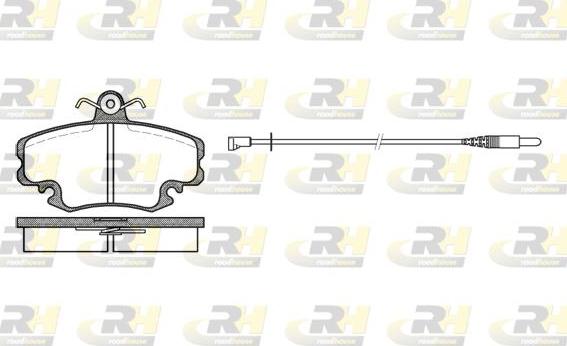 Roadhouse 2141.32 - Kit pastiglie freno, Freno a disco autozon.pro