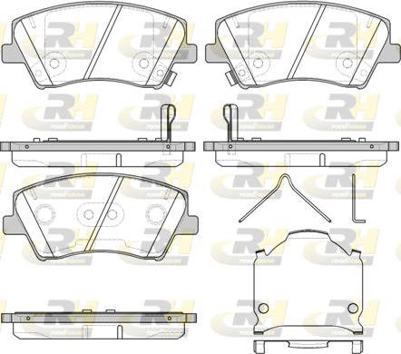 Roadhouse 21412.04 - Kit pastiglie freno, Freno a disco autozon.pro