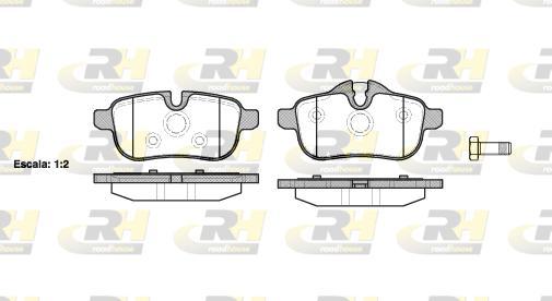 Roadhouse 21417.00 - Kit pastiglie freno, Freno a disco autozon.pro