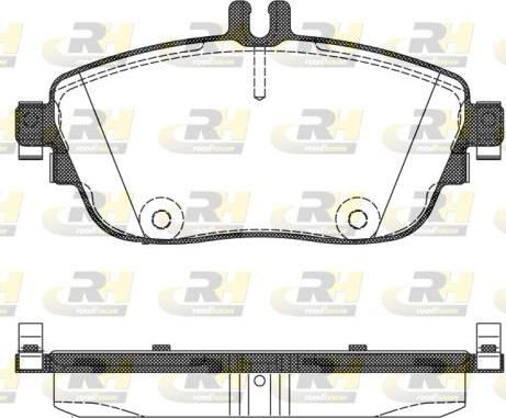 Roadhouse 21485.08 - Kit pastiglie freno, Freno a disco autozon.pro