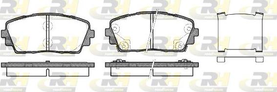 Roadhouse 21481.02 - Kit pastiglie freno, Freno a disco autozon.pro