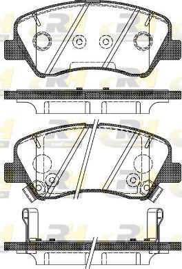 Roadhouse 21488.02 - Kit pastiglie freno, Freno a disco autozon.pro