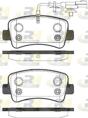 Roadhouse 21439.11 - Kit pastiglie freno, Freno a disco autozon.pro