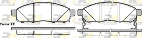 Roadhouse 21434.02 - Kit pastiglie freno, Freno a disco autozon.pro