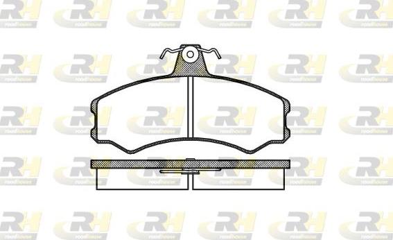 Roadhouse 2143.00 - Kit pastiglie freno, Freno a disco autozon.pro