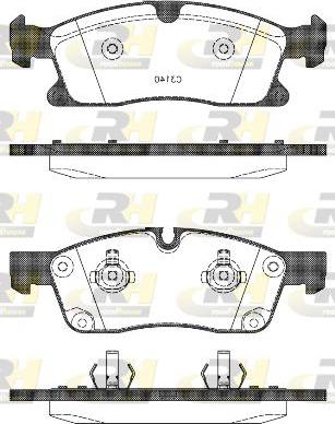 Roadhouse 21430.10 - Kit pastiglie freno, Freno a disco autozon.pro