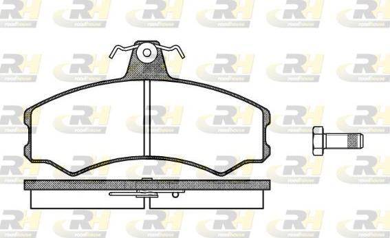 Roadhouse 2143.10 - Kit pastiglie freno, Freno a disco autozon.pro