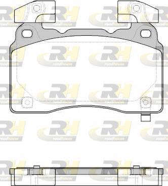 Roadhouse 21438.24 - Kit pastiglie freno, Freno a disco autozon.pro