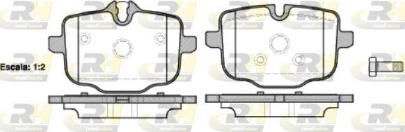 Roadhouse 21433.00 - Kit pastiglie freno, Freno a disco autozon.pro