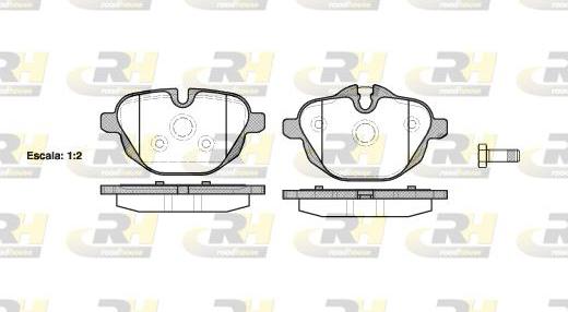 Roadhouse 21421.00 - Kit pastiglie freno, Freno a disco autozon.pro