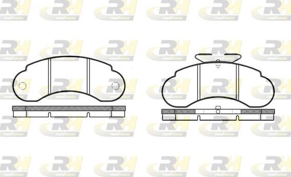 Roadhouse 2142.10 - Kit pastiglie freno, Freno a disco autozon.pro