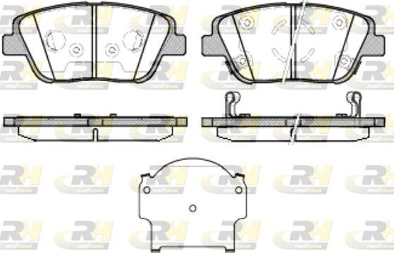 Roadhouse 21423.02 - Kit pastiglie freno, Freno a disco autozon.pro