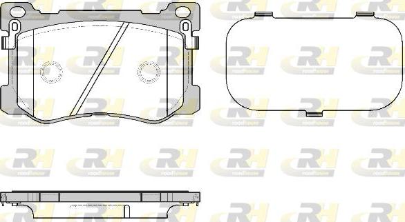 Roadhouse 21475.12 - Kit pastiglie freno, Freno a disco autozon.pro