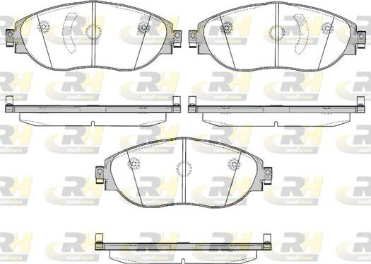 Roadhouse 21470.00 - Kit pastiglie freno, Freno a disco autozon.pro