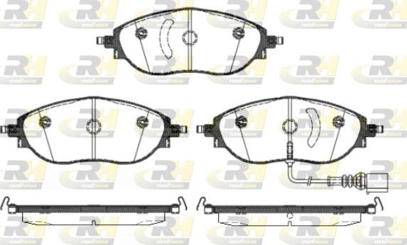 Roadhouse 21470.01 - Kit pastiglie freno, Freno a disco autozon.pro