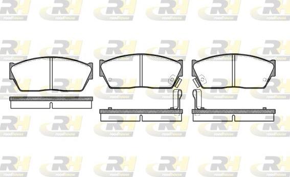 Roadhouse 2147.02 - Kit pastiglie freno, Freno a disco autozon.pro