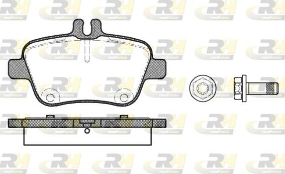 Roadhouse 21477.00 - Kit pastiglie freno, Freno a disco autozon.pro