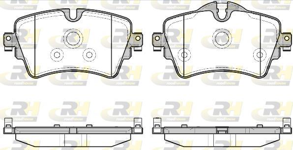 Roadhouse 21599.08 - Kit pastiglie freno, Freno a disco autozon.pro