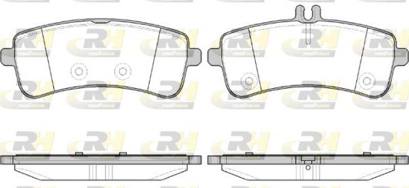 Roadhouse 21594.00 - Kit pastiglie freno, Freno a disco autozon.pro