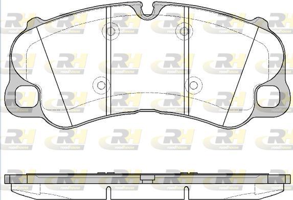 Roadhouse 21595.10 - Kit pastiglie freno, Freno a disco autozon.pro