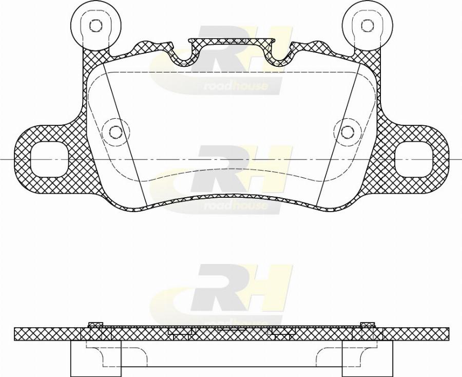 Roadhouse 21598.40 - Kit pastiglie freno, Freno a disco autozon.pro