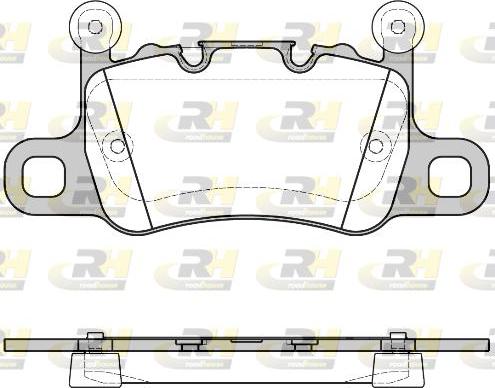 Roadhouse 21598.10 - Kit pastiglie freno, Freno a disco autozon.pro