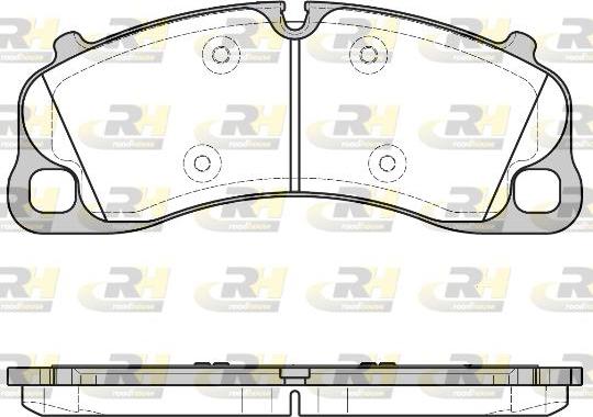 Roadhouse 21597.00 - Kit pastiglie freno, Freno a disco autozon.pro