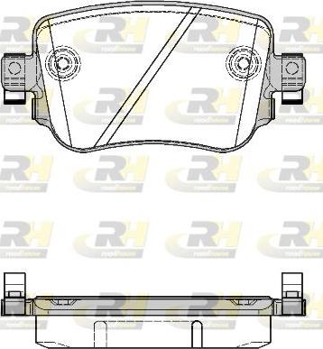 Roadhouse 21549.08 - Kit pastiglie freno, Freno a disco autozon.pro