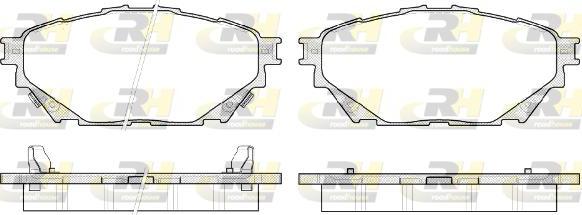 Roadhouse 21544.04 - Kit pastiglie freno, Freno a disco autozon.pro