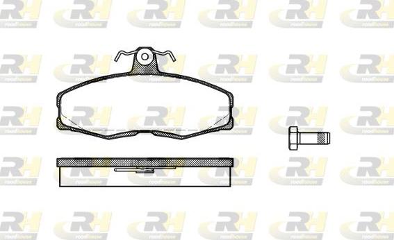 Roadhouse 2154.00 - Kit pastiglie freno, Freno a disco autozon.pro