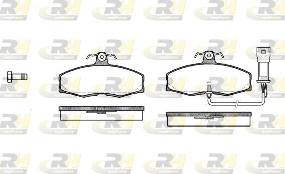 Roadhouse 2154.02 - Kit pastiglie freno, Freno a disco autozon.pro