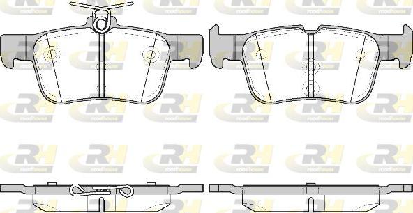 Roadhouse 21551.42 - Kit pastiglie freno, Freno a disco autozon.pro