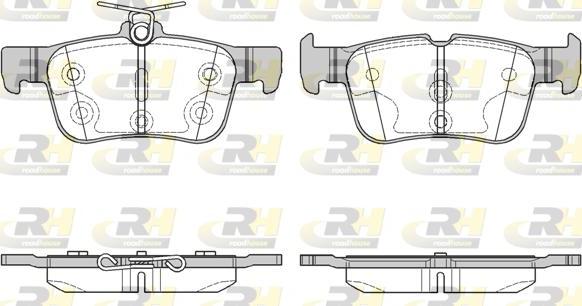 Roadhouse 21551.00 - Kit pastiglie freno, Freno a disco autozon.pro