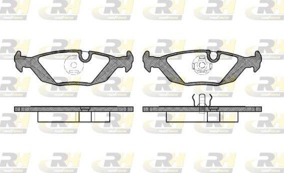 Roadhouse 2155.10 - Kit pastiglie freno, Freno a disco autozon.pro