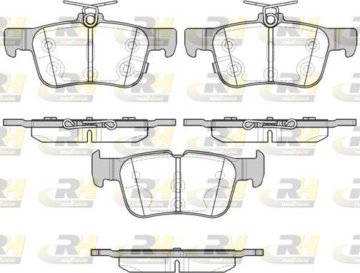 Roadhouse 21551.12 - Kit pastiglie freno, Freno a disco autozon.pro