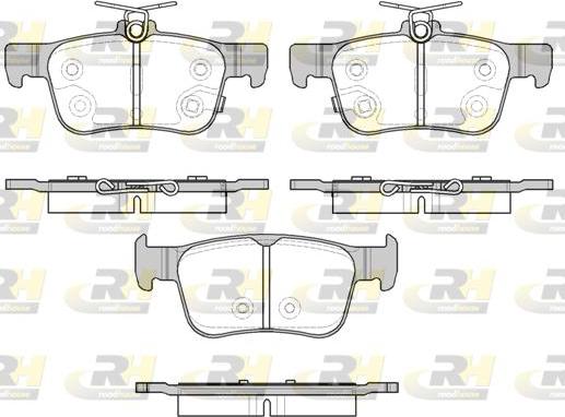 Roadhouse 21551.32 - Kit pastiglie freno, Freno a disco autozon.pro