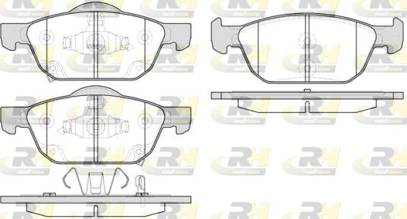 Roadhouse 21552.02 - Kit pastiglie freno, Freno a disco autozon.pro