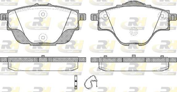 Roadhouse 21557.00 - Kit pastiglie freno, Freno a disco autozon.pro