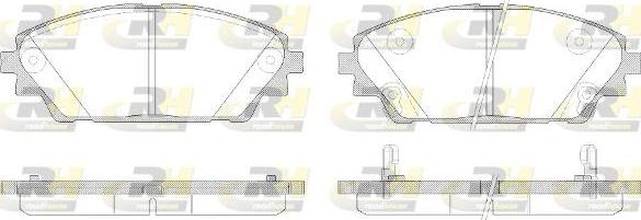 Roadhouse 21569.02 - Kit pastiglie freno, Freno a disco autozon.pro