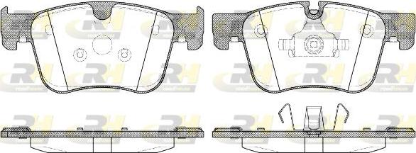 Roadhouse 21560.00 - Kit pastiglie freno, Freno a disco autozon.pro