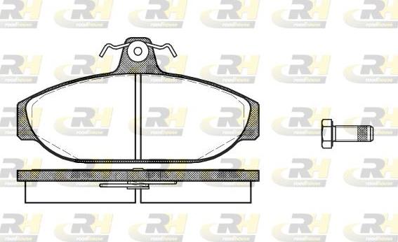 Roadhouse 2156.00 - Kit pastiglie freno, Freno a disco autozon.pro