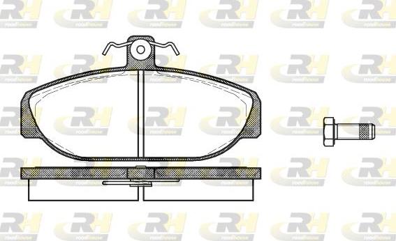 Roadhouse 2156.10 - Kit pastiglie freno, Freno a disco autozon.pro