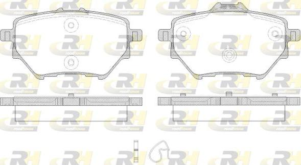 Roadhouse 21562.00 - Kit pastiglie freno, Freno a disco autozon.pro