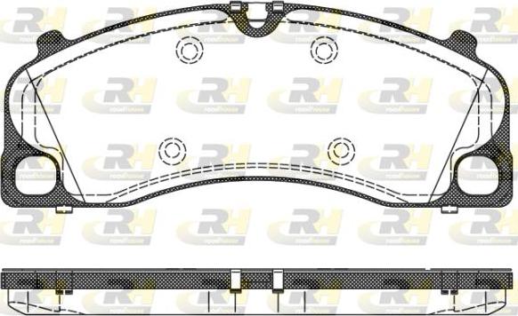 Roadhouse 21509.00 - Kit pastiglie freno, Freno a disco autozon.pro