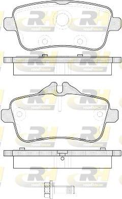 Roadhouse 21503.00 - Kit pastiglie freno, Freno a disco autozon.pro