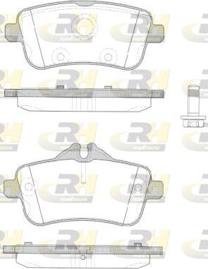 Roadhouse 21503.10 - Kit pastiglie freno, Freno a disco autozon.pro