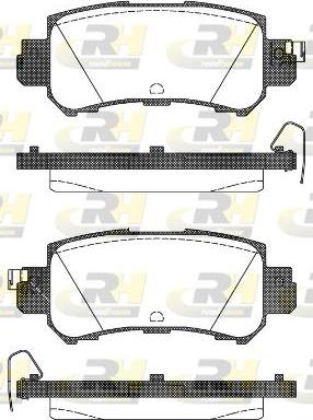 Roadhouse 21507.00 - Kit pastiglie freno, Freno a disco autozon.pro