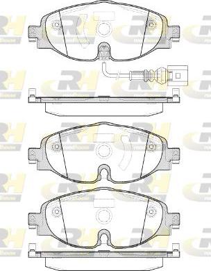 Roadhouse 21515.01 - Kit pastiglie freno, Freno a disco autozon.pro